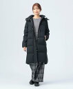 BEAMS HEART WOMEN 撥水 ダウン ロングコート ビームス ハート ジャケット・アウター その他のジャケット・アウター ネイビー【送料無料】
