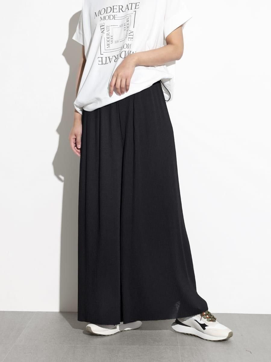 MEDOC original Black イージープリーツパンツ ラシュッド パンツ その他のパンツ ブラック グレー