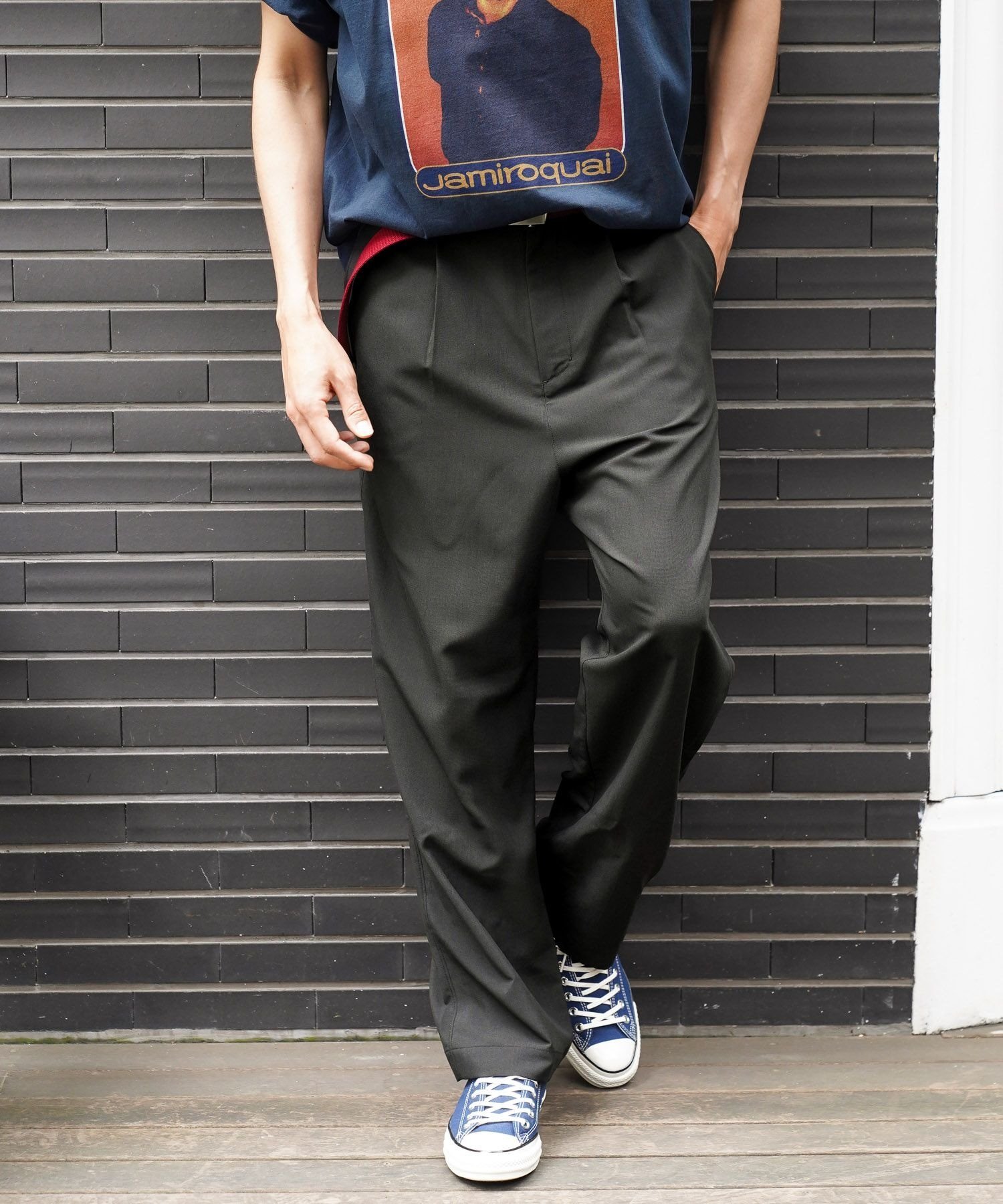 【SALE／42%OFF】BAYFLOW 【接触冷感】ICE CURRENTトラウザー ベイフロー パンツ その他のパンツ ブラック ベージュ【送料無料】