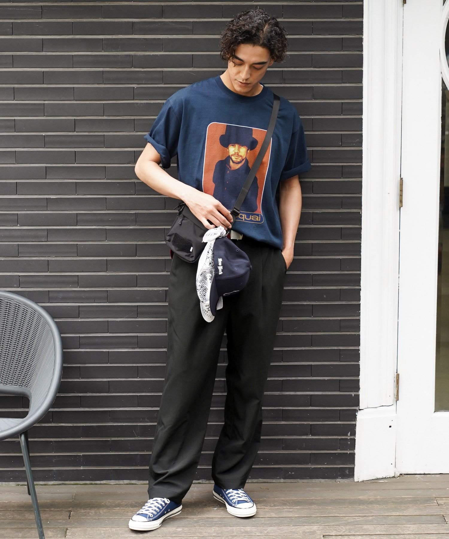 【接触冷感】ICE CURRENTトラウザー ベイフロー パンツ その他のパンツ ブラック ベージュ