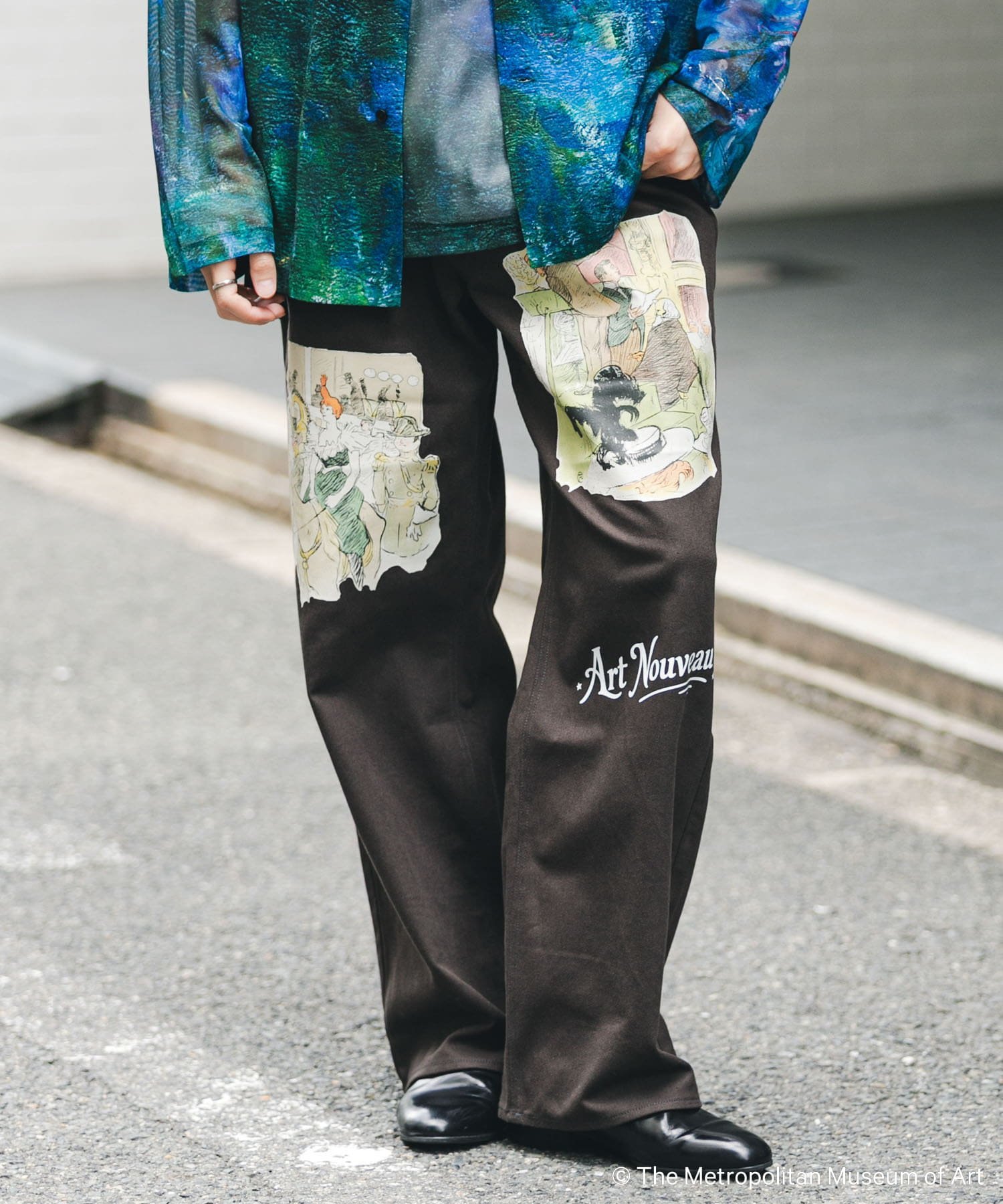 SENSE OF PLACE 『別注』The Met×SENSE OF PLACE パンツ(ロートレック) センス オブ プレイス パンツ その他のパンツ ホワイト グレー