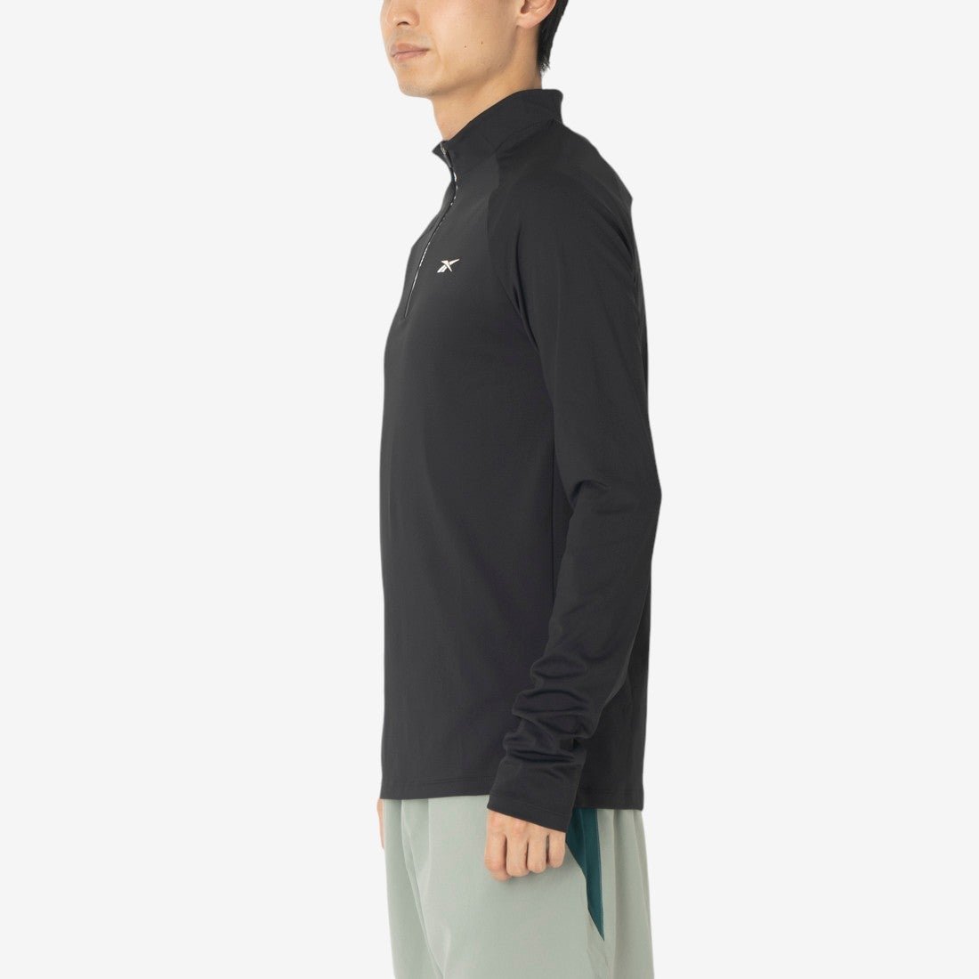 トレーニング 1/4 ジップ / TRAINING 1/4 ZIP リーボック トップス カットソー・Tシャツ ブラック