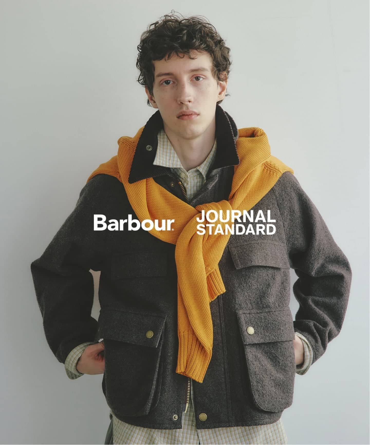 JOURNAL STANDARD Barbour / バブアー 別注 ウール クロップド オールドビデール ジャーナル スタンダード ジャケット・アウター ブルゾン・ジャンパー ブラック ブラウン【送料無料】