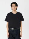 リーバイス Tシャツ メンズ Levi's リーバイスロゴTシャツ COTTON + PATCH BLACK リーバイス トップス カットソー・Tシャツ【送料無料】