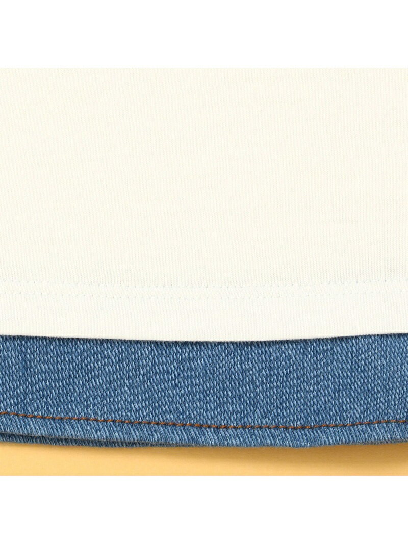 【SALE／30%OFF】COMME CA ISM デニムポケット付き半袖Tシャツ(80・90サイズ) コムサイズム マタニティー/ベビー ベビー用品 ホワイト ネイビー