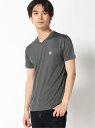 Champion CHAMPION/(M)ダブルドライVネックTシャツ CM1HT202 ジーンズメイト トップス カットソー Tシャツ グレー ネイビー ホワイト ブラック