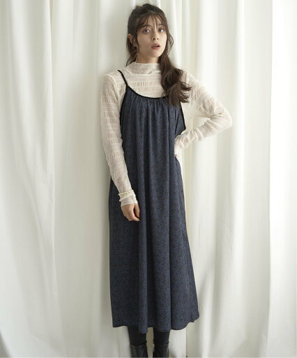 【SALE/30%OFF】LBC with Life 花柄プリントキャミワンピース エルビーシー ワンピース・ドレス ワンピース ブラック グレー【送料無料】 【SALE/30%OFF】LBC with Life 花柄プリントキャミワンピース エルビーシー ワンピース・ドレス ワンピース ブラック グレー【送料無料】