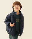 BEAMS mini 2way スリーブ 中綿 ブルゾン 2025FW(90~140cm) ビームス ミニ ジャケット・アウター ブルゾン・ジャンパー ネイビー グリーン【送料無料】