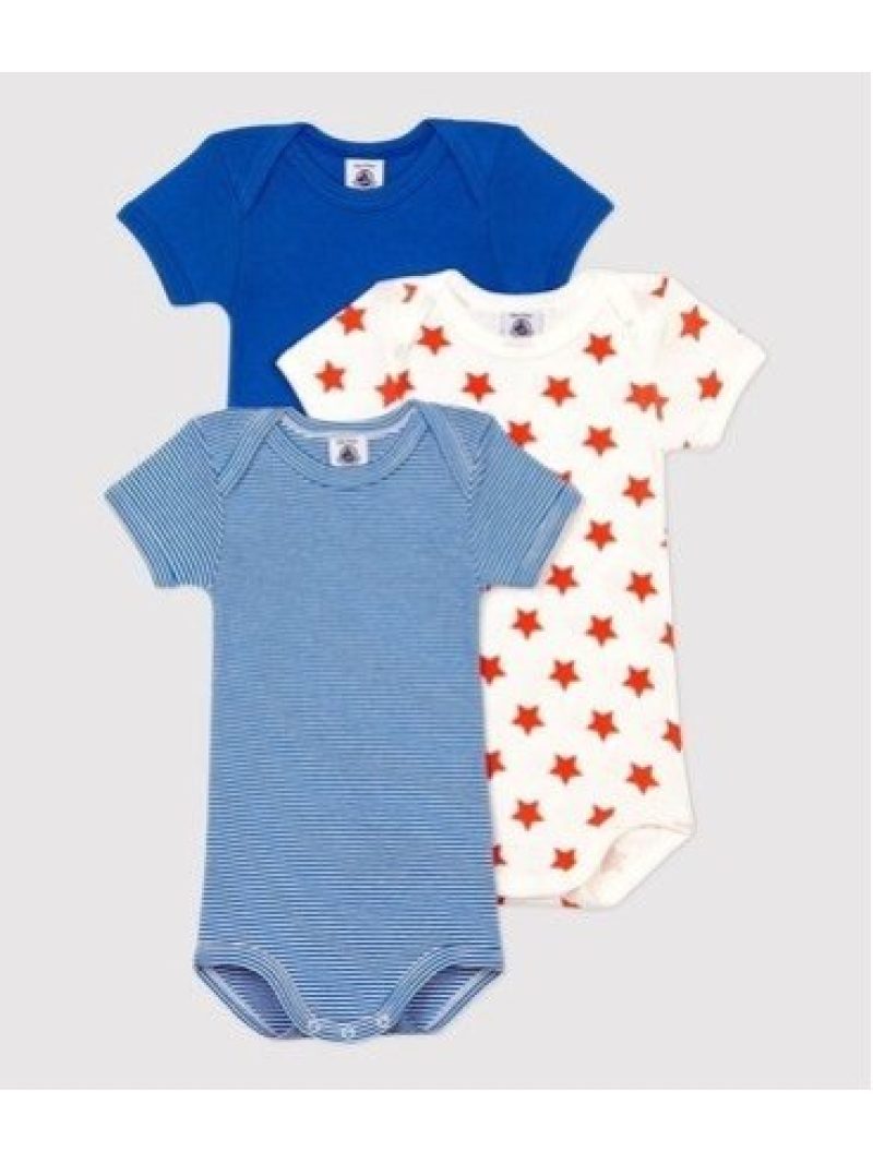 【SALE／30%OFF】PETIT BATEAU (K)半袖ボディ3枚組 プチバトー マタニティウ ...