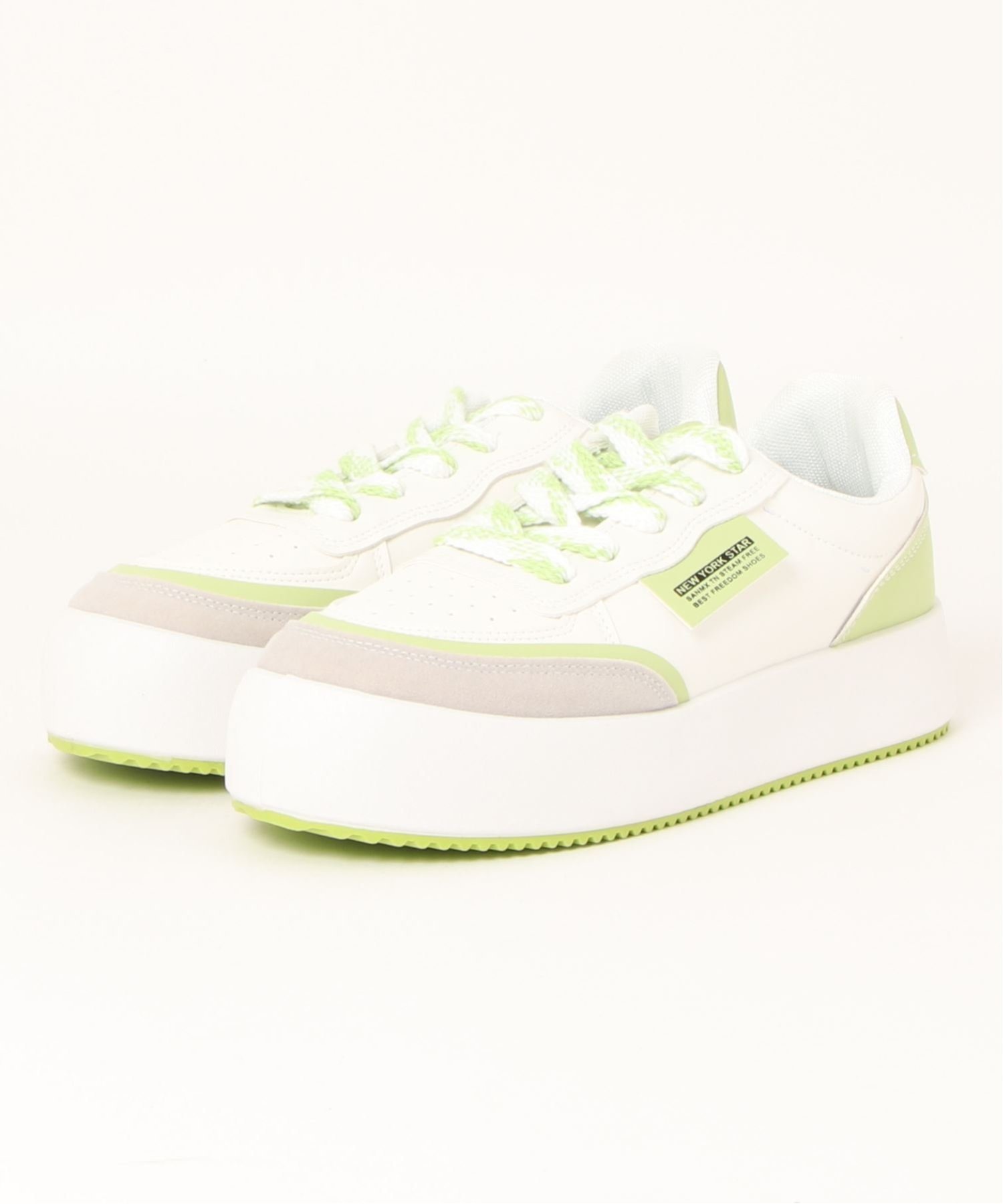 【SALE／30%OFF】aimoha MENS aimoha MENS/(M)ローカット厚底シューズ スケートシューズ アイモハ シューズ・靴 スニーカー グリーン ブラック