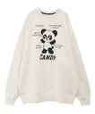 【SALE／50%OFF】Candy Stripper PEPE MANUAL SWEAT ONE-PIECE キャンディストリッパー トップス スウェット・トレーナー ホワイト ブラック【送料無料】