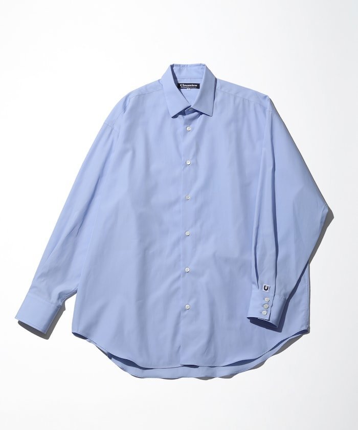 CAHLUMN Wide Spread Collar Shirt 