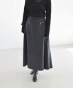 【SALE/40%OFF】quaranciel quaranciel:<洗濯機可能>チェック Aライン セミフレア スカート シップス スカート ロング・マキシスカート ネイビー ブラウン【送料無料】