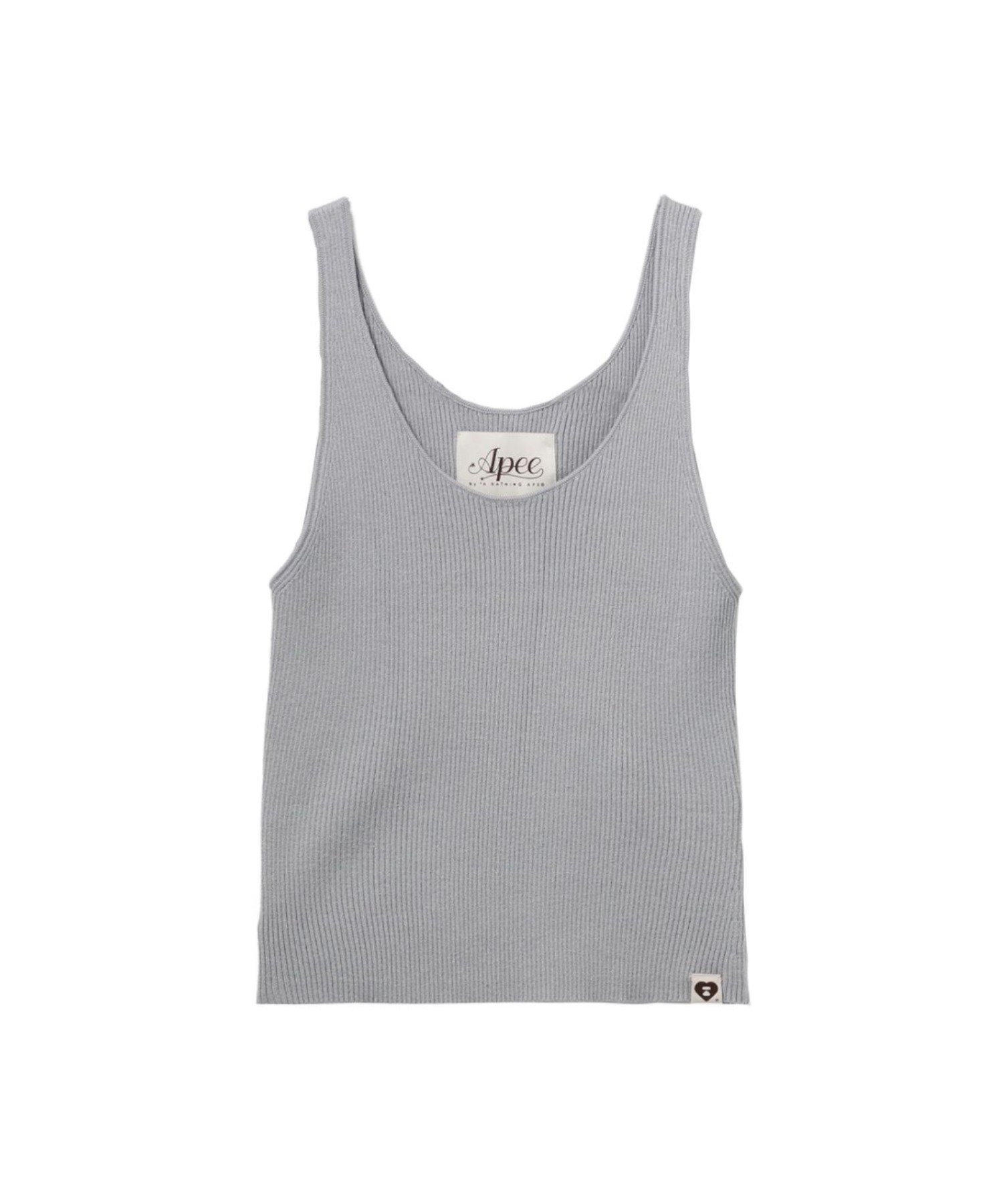 A BATHING APE RIBBED VEST ア ベイシング エイプ トップス ベスト・ジレ ホワイト ネイビー グレー【送料無料】