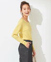 エニィスィス 服 レディース 【SALE／50%OFF】any SiS S 【洗える】キュウシンRIB ニット エニィスィス トップス ニット イエロー ホワイト グリーン パープル