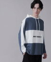 WEGO MEN'S ドルマンポンチフードT(LS) ウィゴー トップス カットソー・Tシャツ ブルー ホワイト(4)