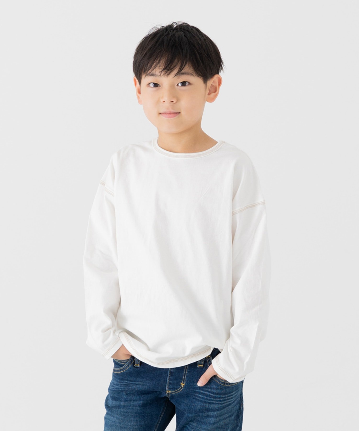 chil2 へいき!かんそうき 長袖Tシャツ チルツー トップス カットソー・Tシャツ ホワイト グリーン ブラック