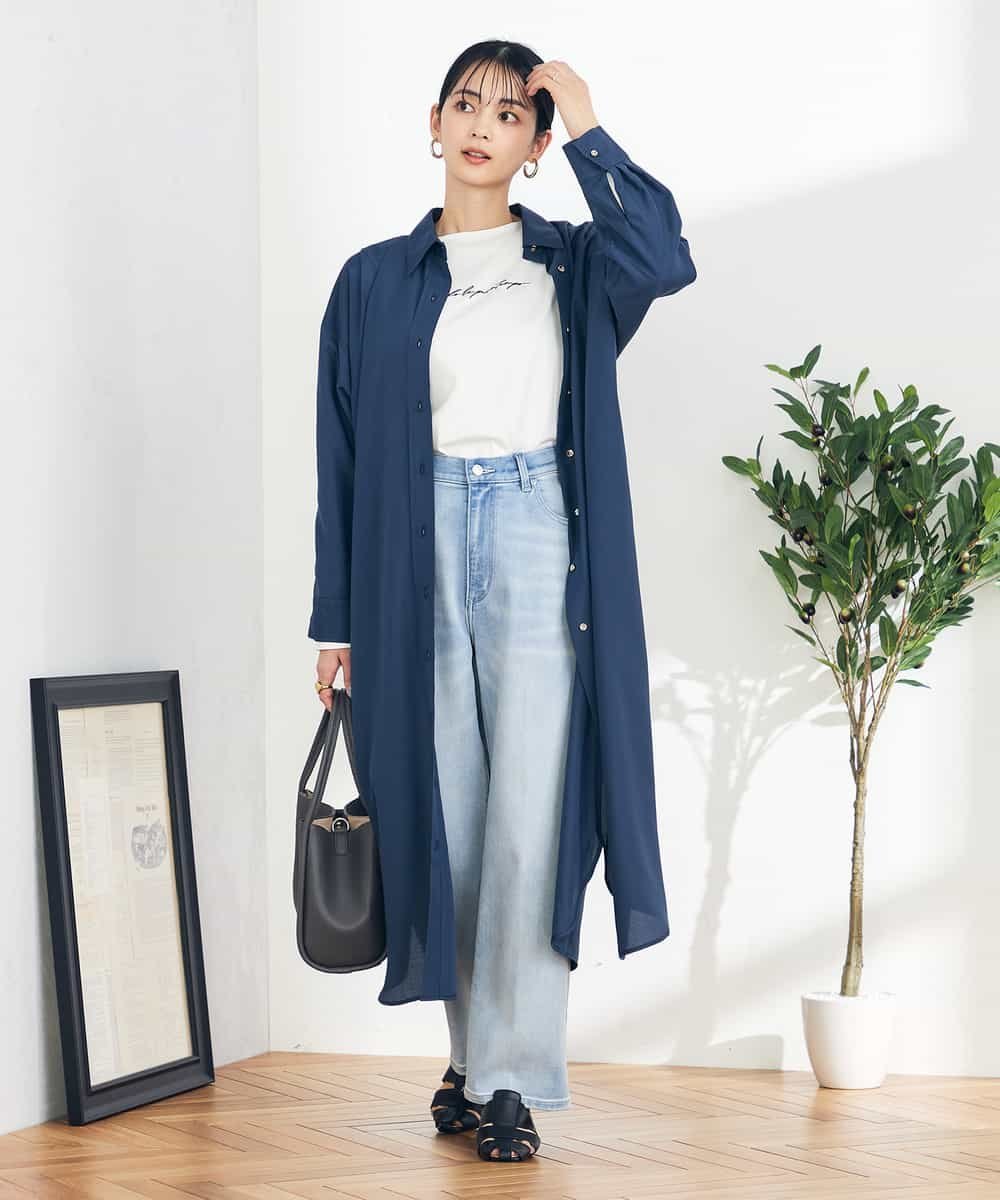 【SALE／50%OFF】a.v.v 【2WAY】ベルト付きシャツワンピース アー・ヴェ・ヴェ ワ...