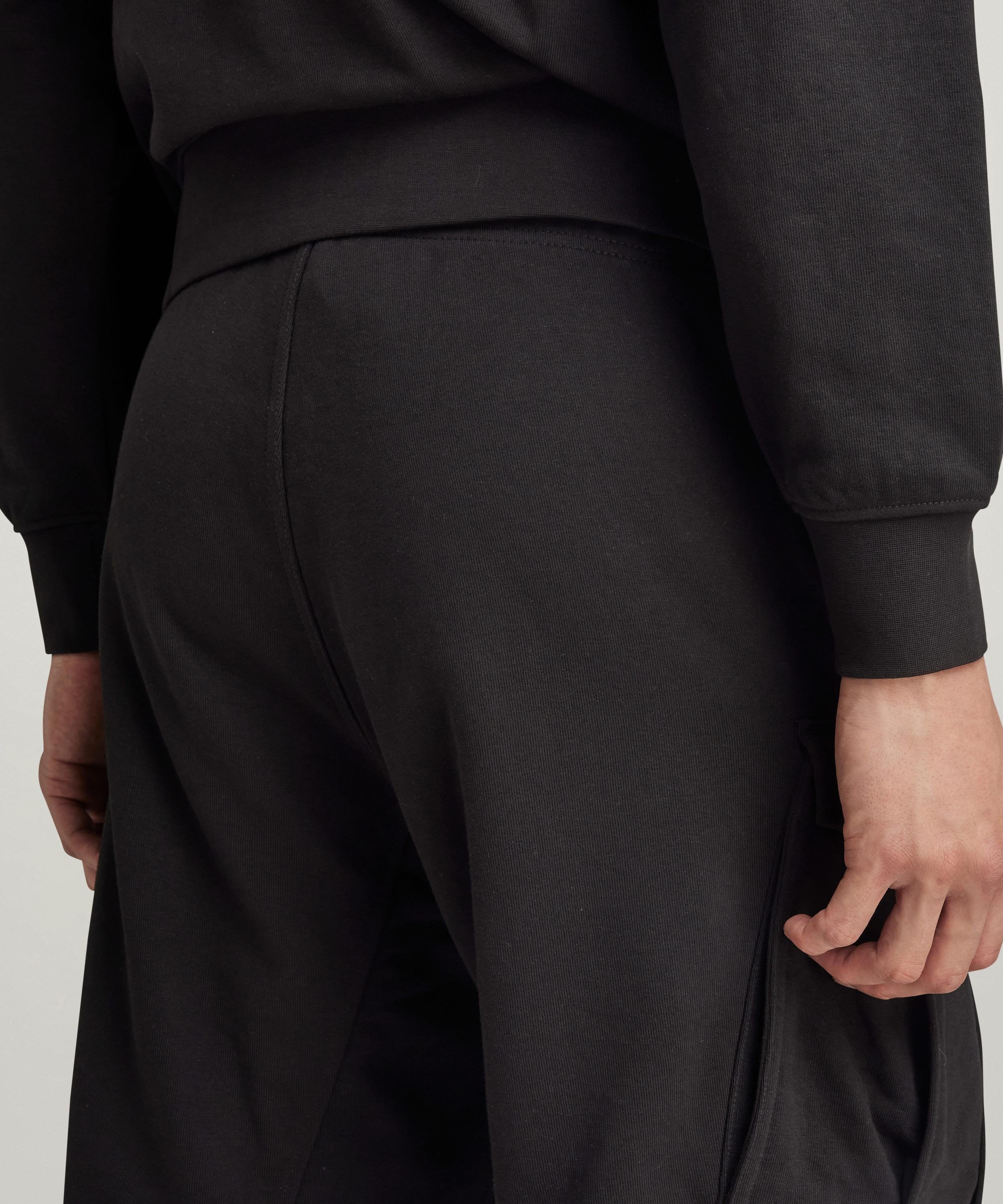 【公式ショップ】Rovic Sweat Shorts/カーゴスウェットショートパンツ ジースターロゥ パンツ ジャージ・スウェットパンツ ブラック