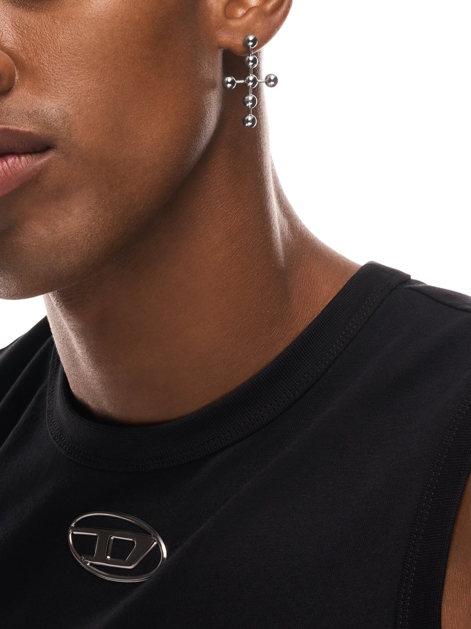 DIESEL ディーゼル アクセサリー ユニセックス ピアス シルバー DX1676040 ウォッチステーションインターナショナル アクセサリー・腕時計 ピアス シルバー【送料無料】