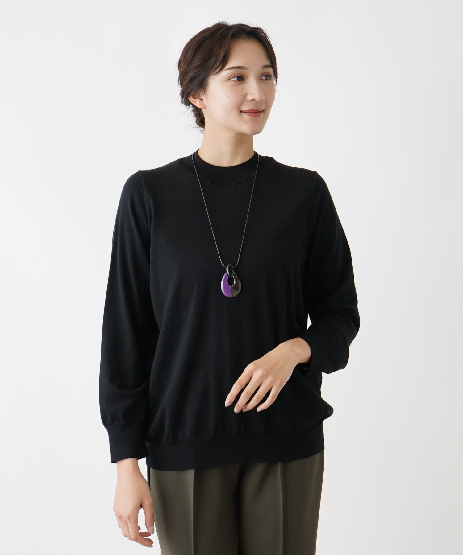 【SALE／50%OFF】Leilian PLUS HOUSE ドロップモチーフペンダント レリアン　プラスハウス アクセサリー・腕時計 その他のアクセサリー・腕時計【送料無料】