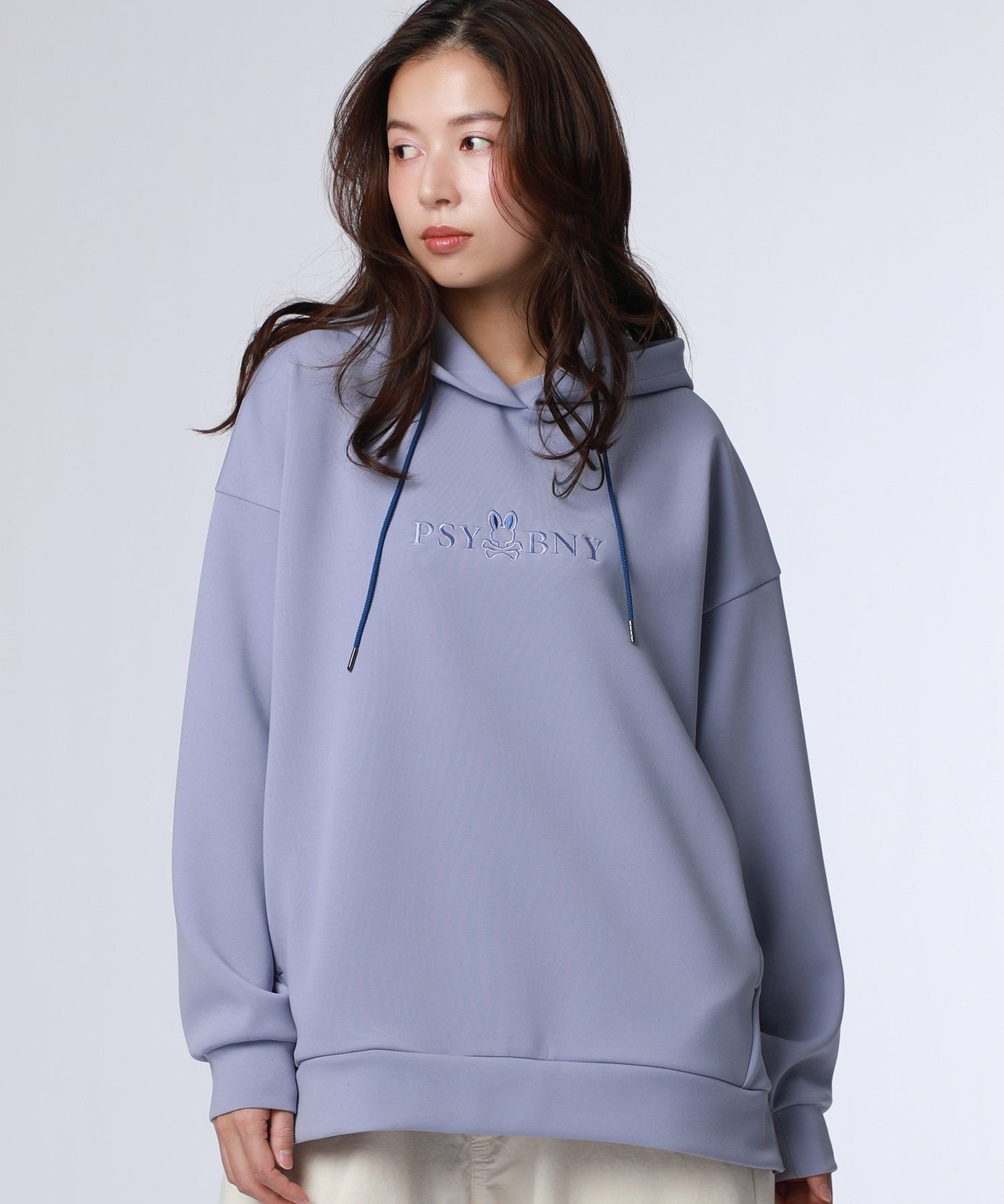 [WOMEN]ダブルエアー サイドジップパーカ サイコバニー トップス カットソー・Tシャツ ピンク パープル ベージュ
