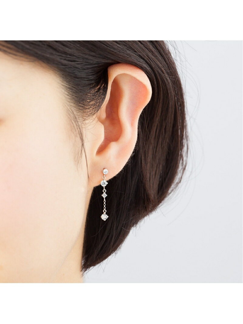 4℃ K10ホワイトゴールド+ロジウムコーティング ピアス ヨンドシー アクセサリー・腕時計 ピアス ゴールド【送料無料】