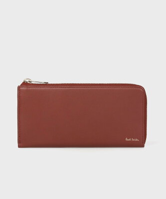 【SALE/30%OFF】Paul Smith 【公式】マルチストライプトリムインサイド ラウンドジップ長財布 ポール・スミス アウトレット 財布・ポーチ・ケース 財布 オレンジ【送料無料】