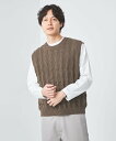 【SALE/50%OFF】UNITED ARROWS green label relaxing カベイト ジグザグ ニット ベスト ユナイテッドアローズ アウト...