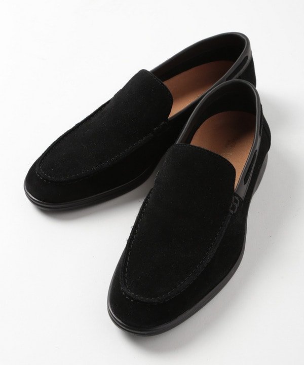【SALE／20%OFF】CROWDED CLOSET 【FILIPE SHOES x CROWDED CLOSET】モカシンスウェードスニーカー メンズ ビギ シューズ・靴 スニーカー ブラック グレー【送料無料】