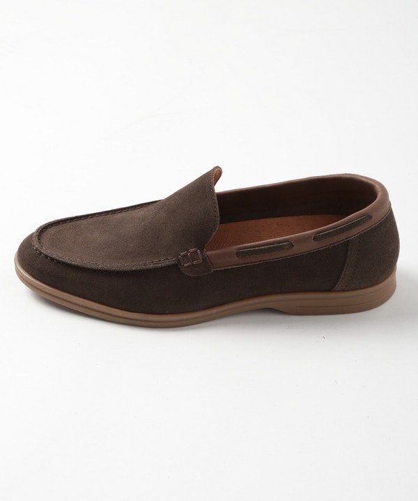 【SALE／20%OFF】CROWDED CLOSET 【FILIPE SHOES x CROWDED CLOSET】モカシンスウェードスニーカー メンズ ビギ シューズ・靴 スニーカー ブラック グレー【送料無料】
