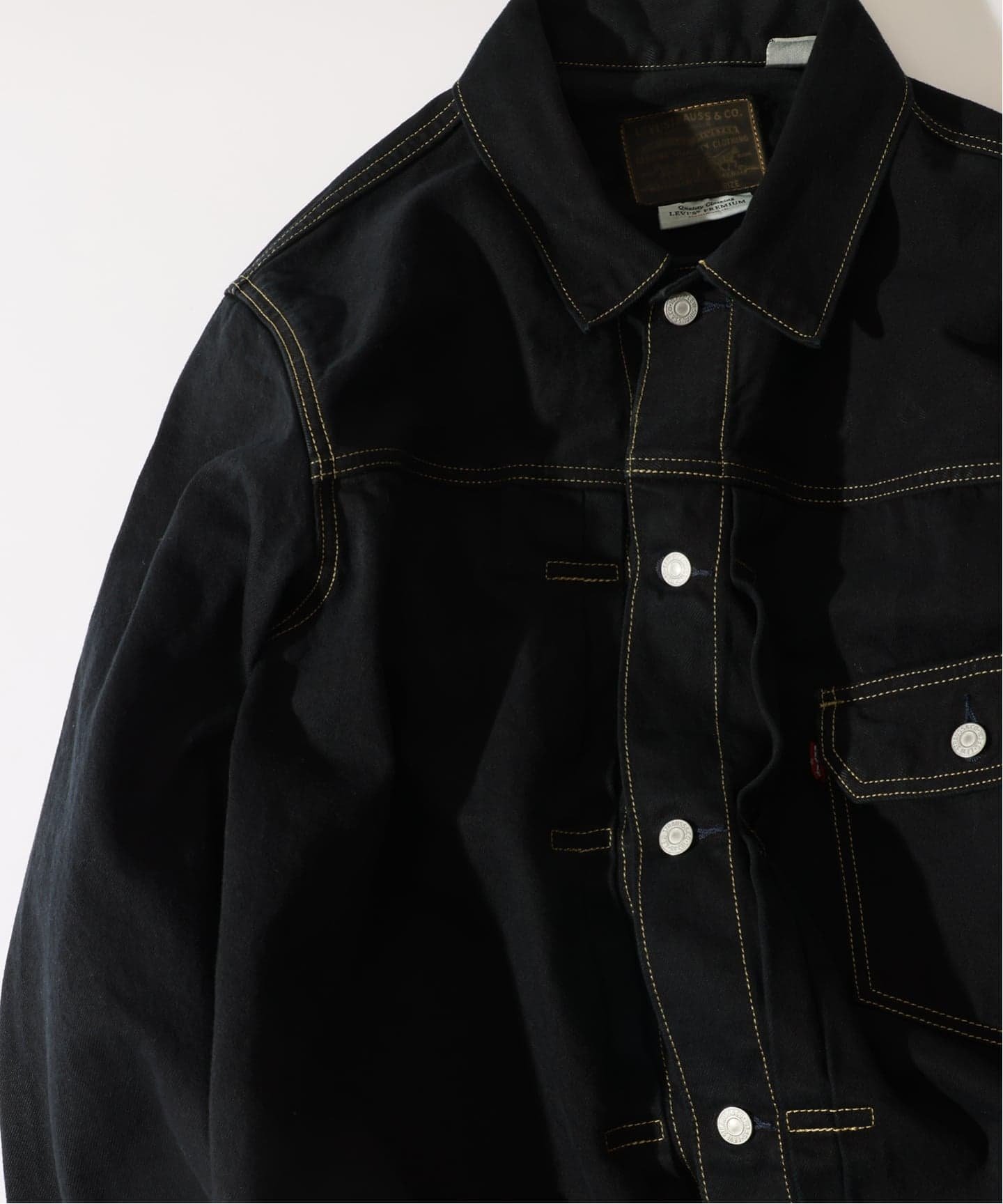 JOURNAL STANDARD relume LEVI'S(R) / リーバイス(R) タイプ1 トラッカージャケット ブラック後染めカスタム ジャーナル スタンダード レリューム ジャケット・アウター デニムジャケット ブラック【送料無料】