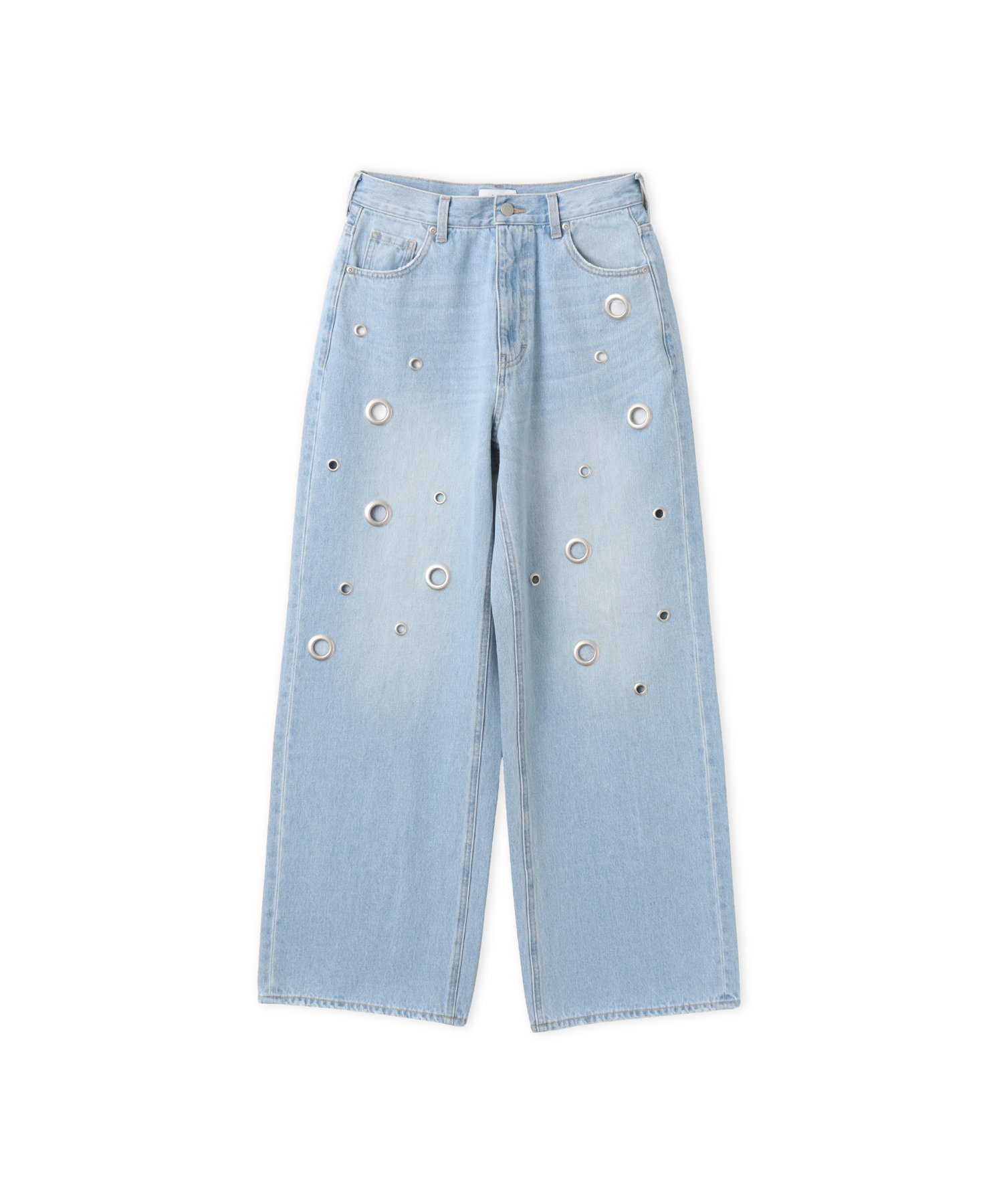 atmos pink atmos pink Eyelet Denim Pants LIGHT BLUE アトモス パンツ その他のパンツ ピンク