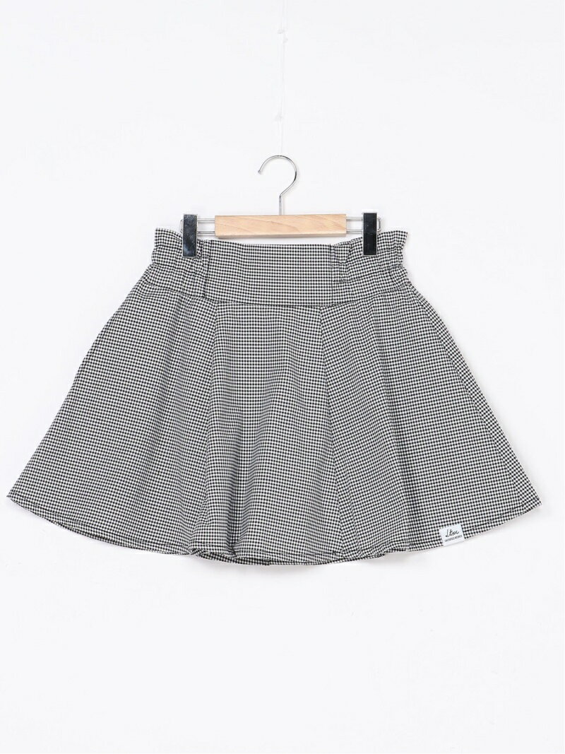 【SALE／50%OFF】Lovetoxic チェックバックレースUPフレアスカパン ナルミヤオンライン パンツ その他のパンツ ブラウン ブラックのサムネイル