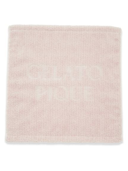 【SALE／30%OFF】gelato pique ロゴハンドタオル ジェラートピケ ファッション雑貨 ハンカチ・ハンドタオル ピンク ブルー