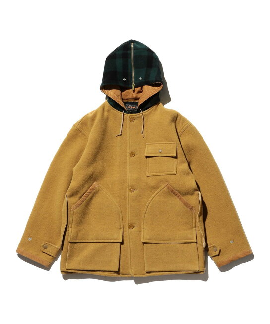 Heavy Melton Hunting Parka 38-18-0385-139 38180385139: Camel Heavy Melton Hunting Parka 38-18-0385-139 38180385139: Camel
