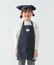 BAYFLOW [三角巾付き♪]デニムエプロン(KIDS) ベイフロー 食器・調理器具・キッチン用品 その他の食器・調理器具・キッチン用品 ネイビー ブルー