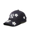 WEGO MEN'S NEWERA 920 MLB FLOWER EMB ウィゴー 帽子 キャップ ネイビー カーキグリーン ブラック【送料無料】