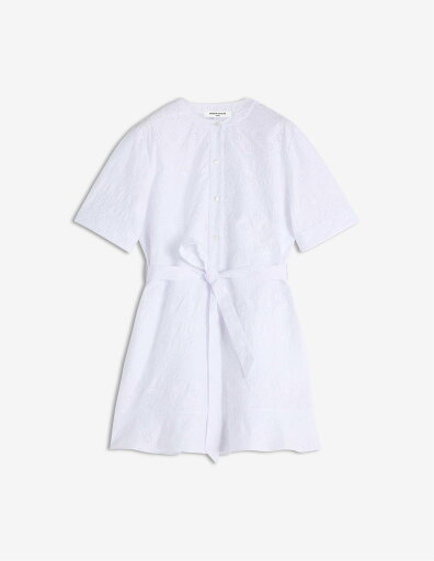 【SALE/50%OFF】Maison Kitsune MAISON KITSUNE/(W)BRODERIE ANGLAISE GODET MINI DRESS メゾン キツネ ワンピース・ドレス ワンピース ホワイト【送料無料】 【SALE/50%OFF】Maison Kitsune MAISON KITSUNE/(W)BRODERIE ANGLAISE GODET MINI DRESS メゾン キツネ ワンピース・ドレス ワンピース ホワイト【送料無料】