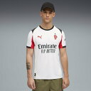 PUMA メンズ 2025-26 ACミラン アウェイ レプリカ 半袖 ユニフォーム プーマ スポーツ・アウトドア用品 その他のスポーツ・アウトドア用品 ホワイ...