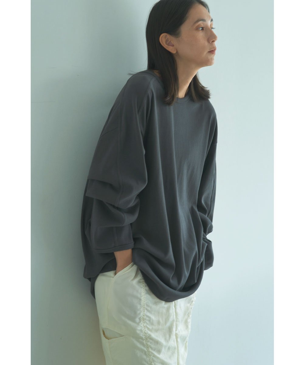 marjour RIB LONG TEE マージュール トップス カットソー・Tシャツ ブラウン【送料無料】