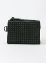 PATRICK STEPHAN PATRICK STEPHAN / Leather micro wallet 039 all-studs 039 2 オールスタッズ レザー 財布 札入れ パトリック ステファン 財布 ポーチ ケース 財布 ブラック シルバー【送料無料】