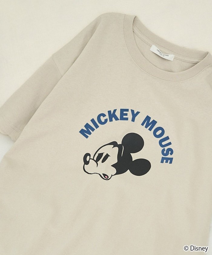 楽天市場】ミッキー tシャツ（カラーベージュ）（Tシャツ・カットソー