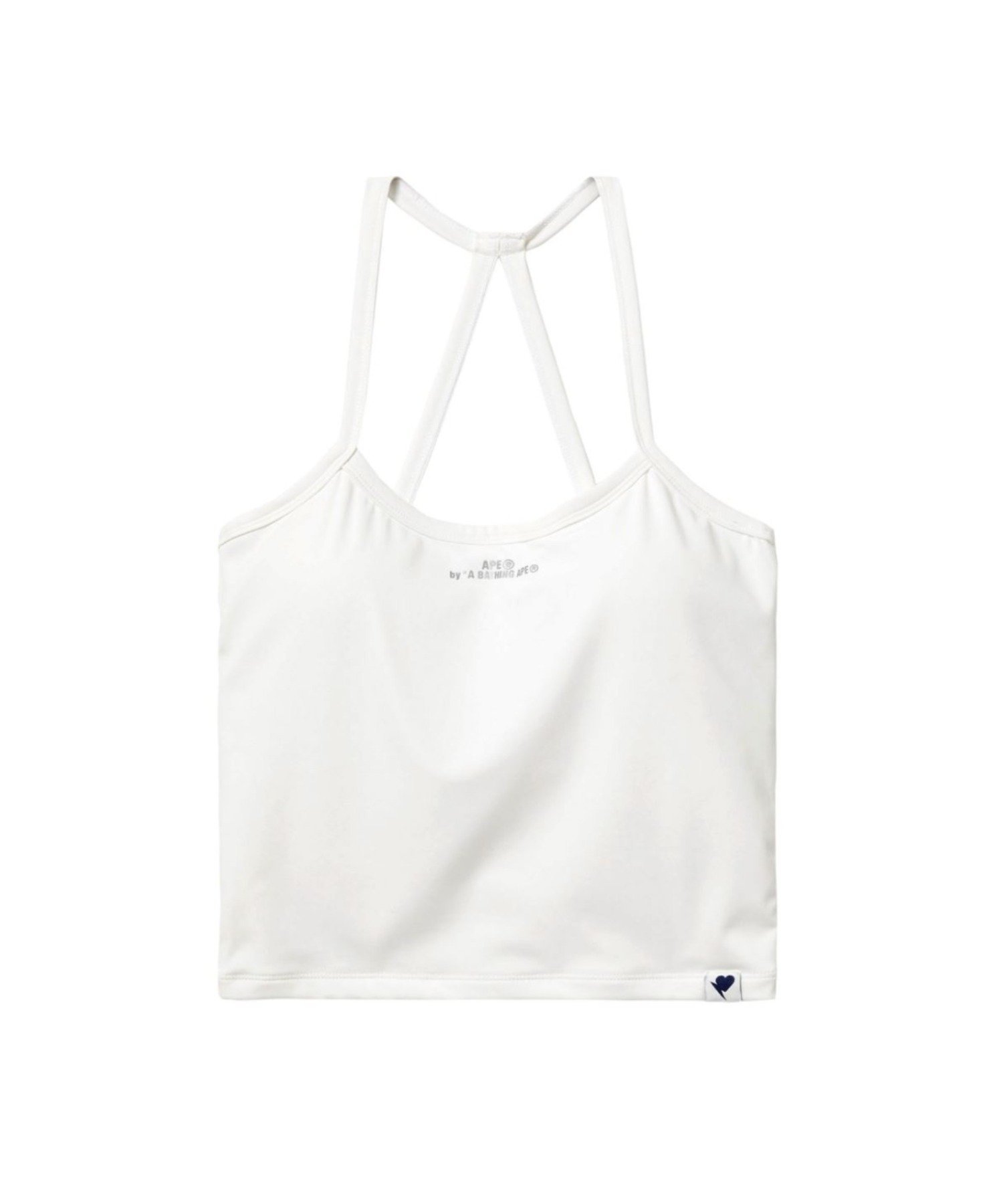 NECK TANK ア ベイシング エイプ トップス ノースリーブ・タンクトップ ホワイト ベージュ