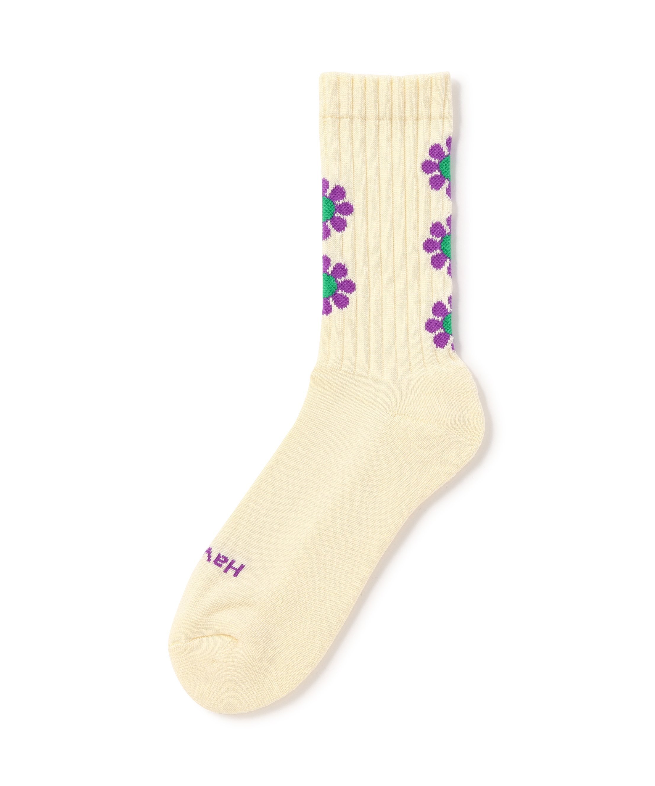 BEAVER ROSTER SOX/ロスターソックス PEACE SOCKS ビーバー 靴下・レッグウェア 靴下 ピンク ブルー イエロー