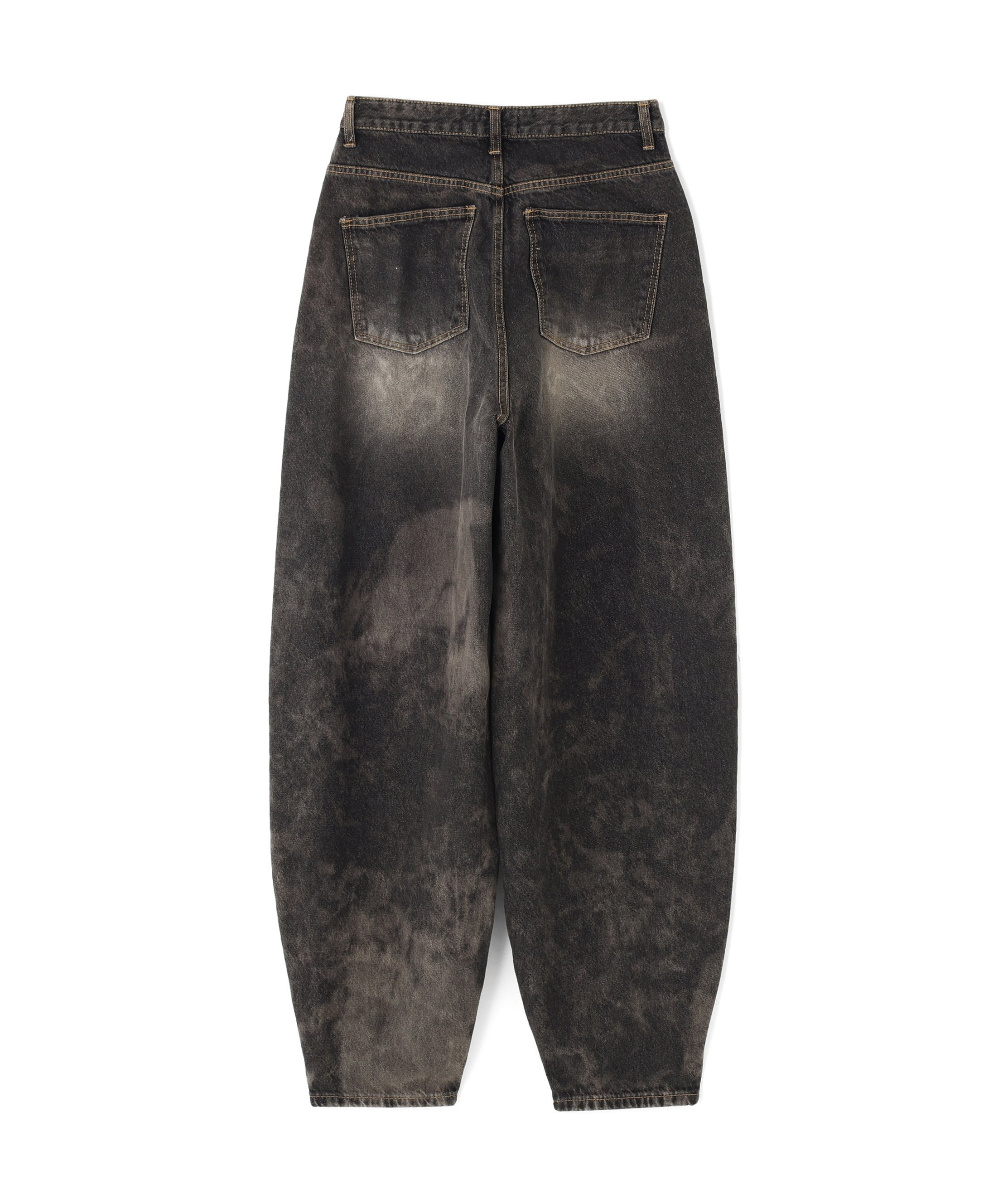 LHP SIS/エスアイエス/Washed Wide Denim Pants エルエイチピー パンツ その他のパンツ ブラック