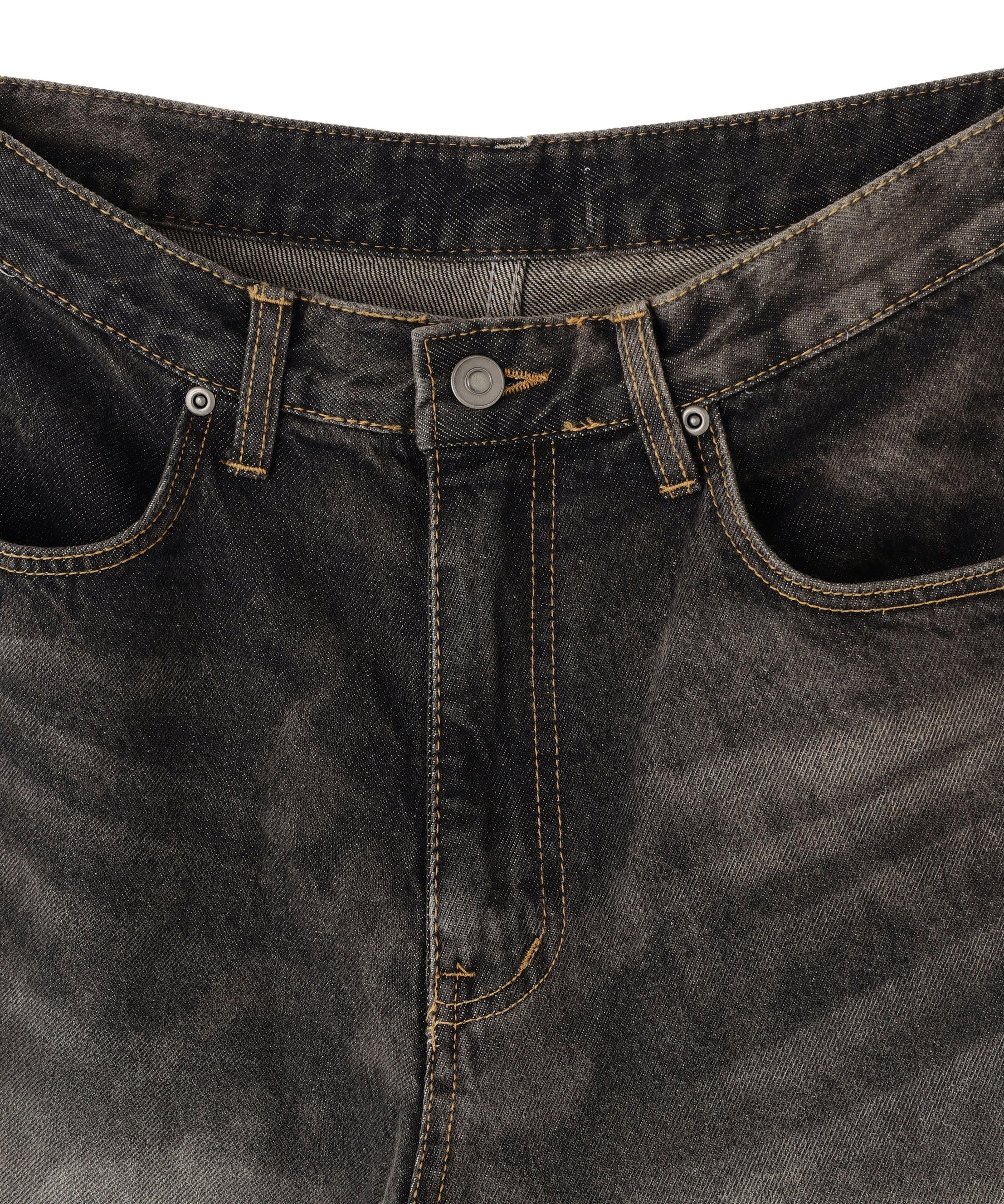 LHP SIS/エスアイエス/Washed Wide Denim Pants エルエイチピー パンツ その他のパンツ ブラック