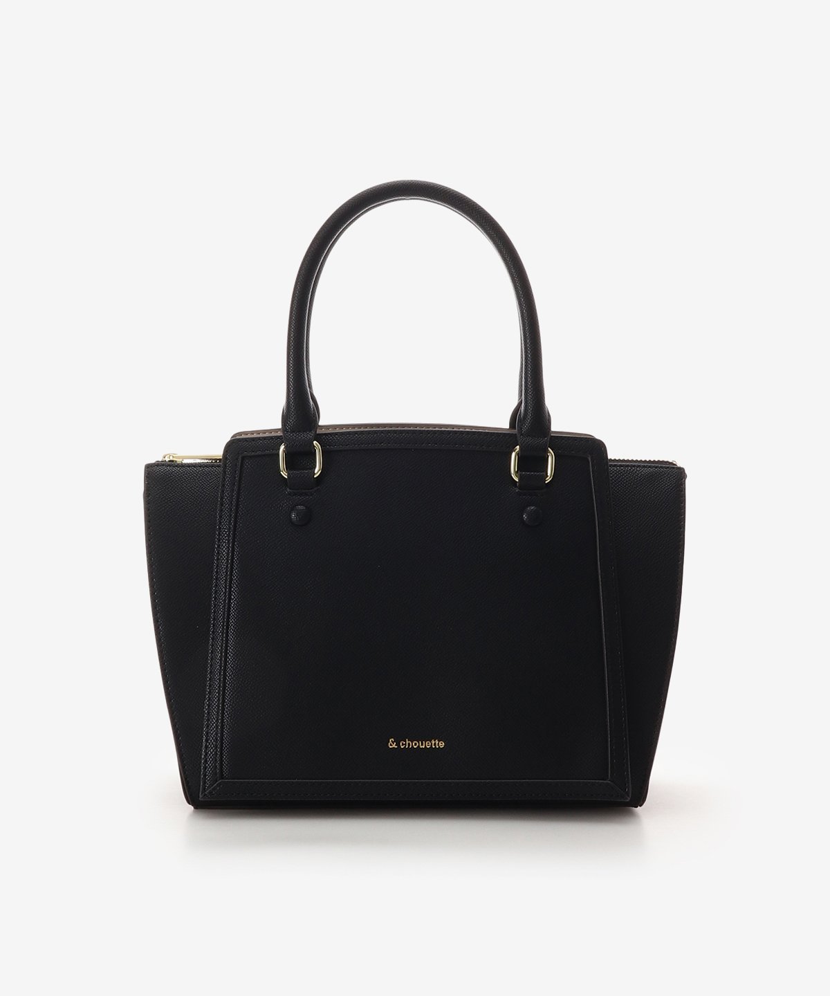 【SALE／20%OFF】& chouette 新型2wayハンドバッグ《ショルダーバッグ・ハンドバッグ》 アンドシュエット バッグ ハンドバッグ ホワイト ベージュ ブラック【送料無料】のサムネイル