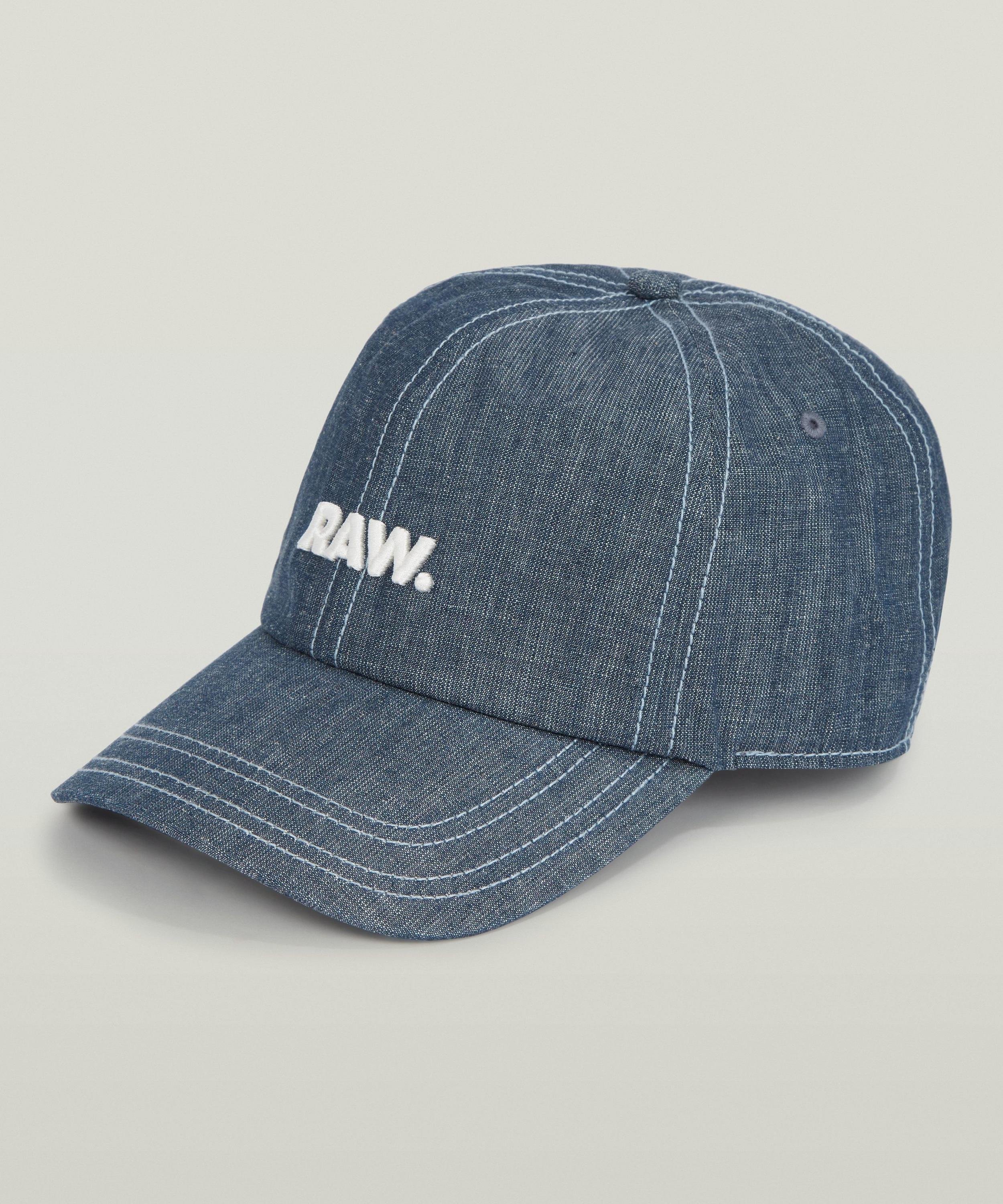 G-Star RAW 【公式ショップ】AVERNUS RAW ARTWORK BASEBALL CAP/ロゴベースボールキャップ ジースターロゥ 帽子 キャップ ブルー【送料無料】