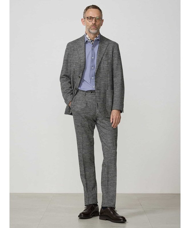 【SALE／30%OFF】Aquascutum MEN 【セットアップ対応】TEC.3 Knit Sheperd Check Pants アクアスキュータム パンツ スラックス・ドレスパンツ グレー【送料無料】